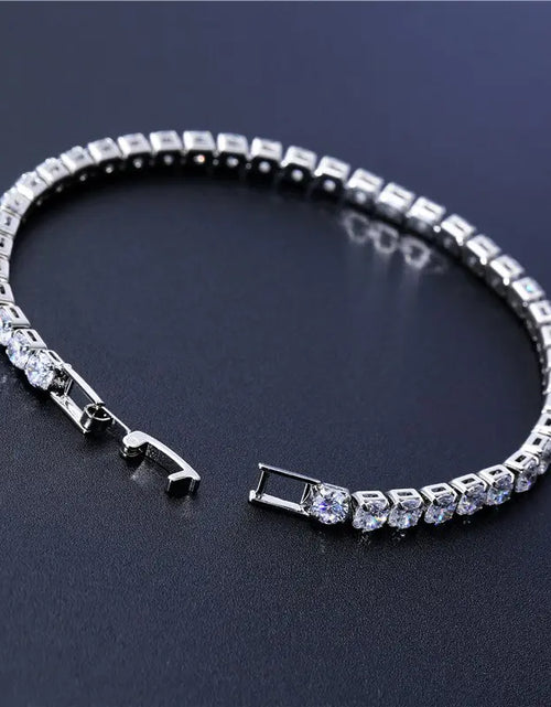 Load image into Gallery viewer, 4.0mm Zircon Crystal Bracelet
