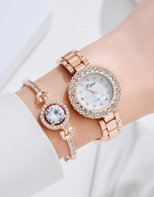 Load image into Gallery viewer, Rose Gold Quartz Wristwatches
