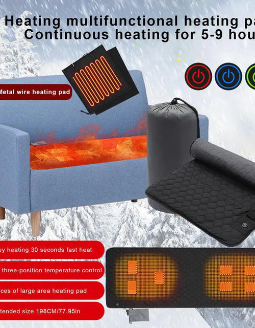 Load image into Gallery viewer, Outdoor USB Heating Sleeping Mat
