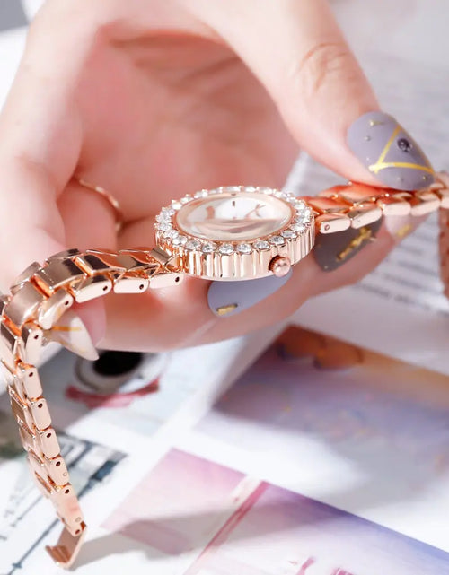 Load image into Gallery viewer, Rose Gold Quartz Wristwatches
